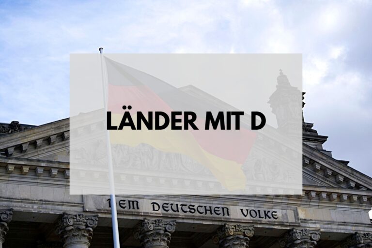 Länder mit D Länder mit D