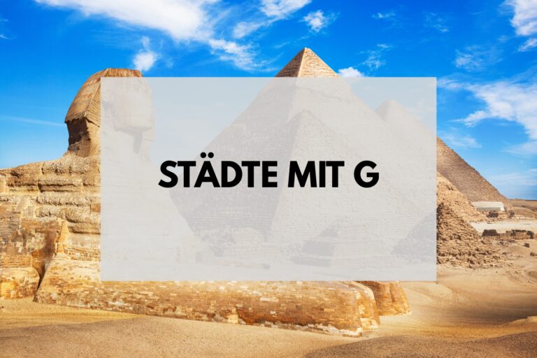 Städte mit G