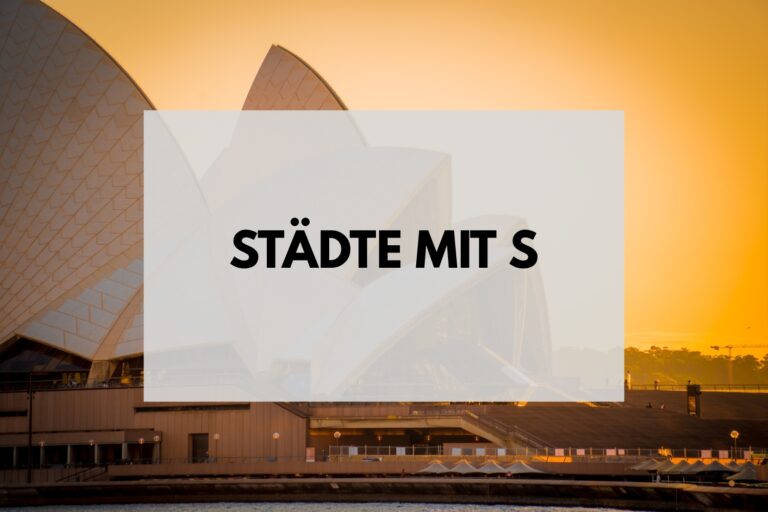 Städte mit S Städte mit S
